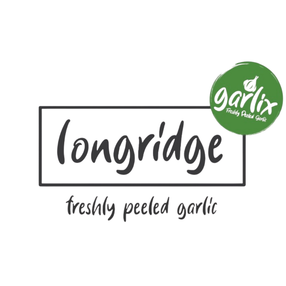 Longridge Garlix Freshly Peeled Garlic logo